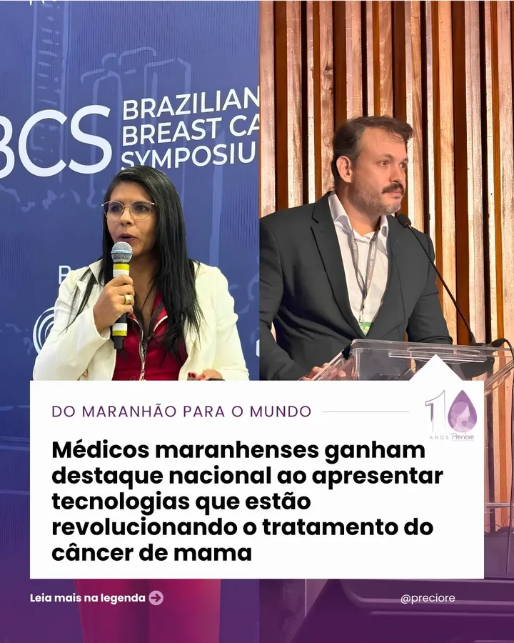 Dra. Gláucia Cordeiro e Dr. José Guará no Congresso Brasileiro de Mastologia 2026